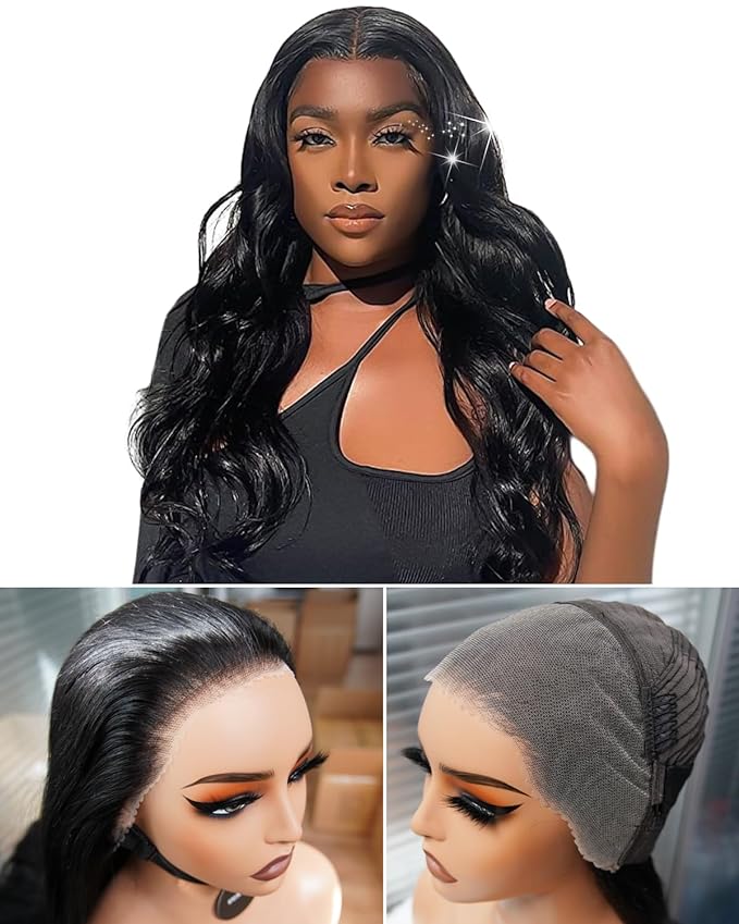 100% natural wig. 180% density without glue. 13X4 HD