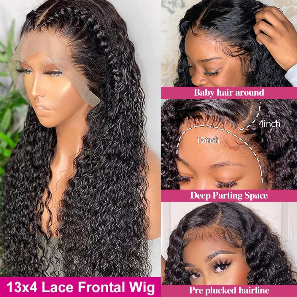 13X4 Wave lace frontal wig 100% human hair. 180% premium density. 